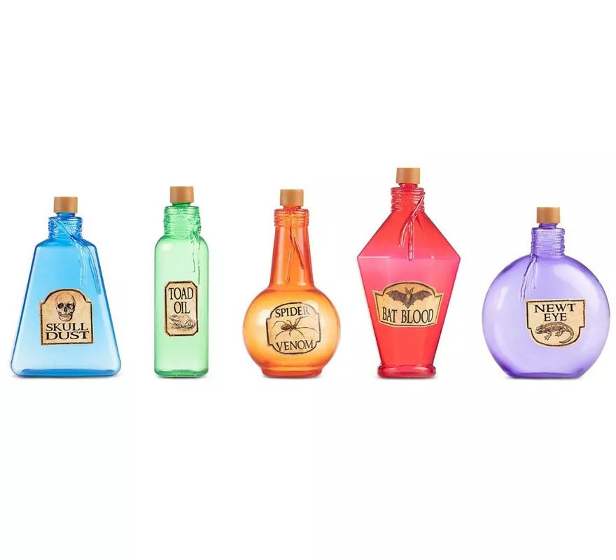 Translation missing: it.Kit de 5 Botellas de Pociones decorativas de 21,25x21x5,6 cm