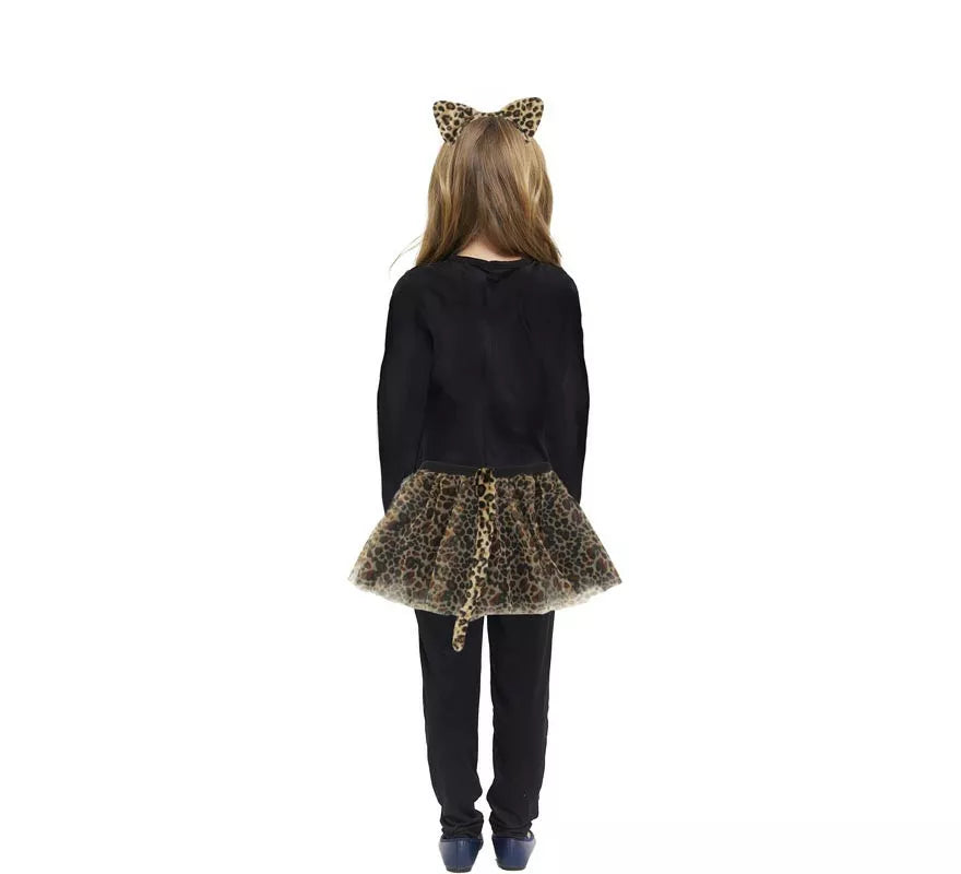 Translation missing: it.Kit de Leopardo infantil: Tutú, diadema, pajarita y cola