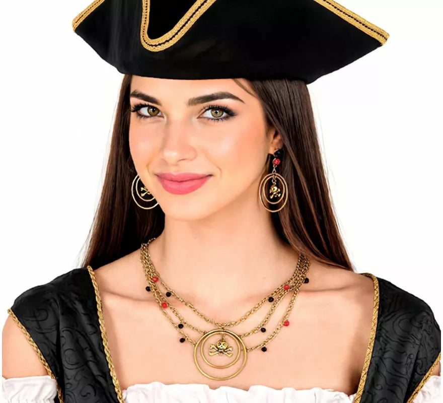 Translation missing: it.Kit de Pendientes y Collar Pirata