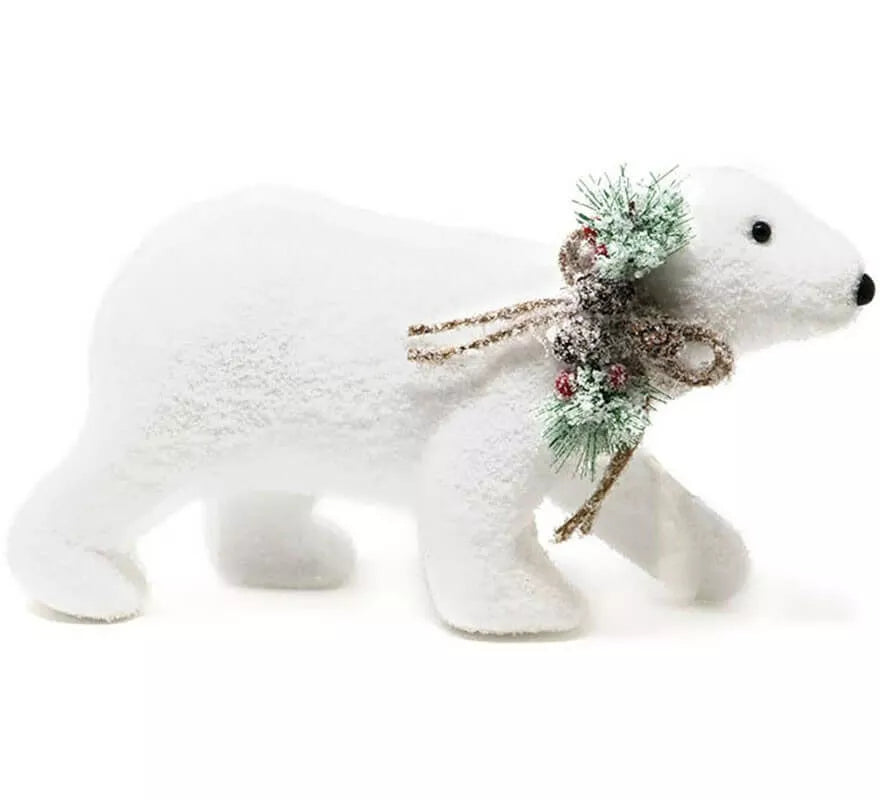 Translation missing: it.Oso Blanco decorativo de 18 cm