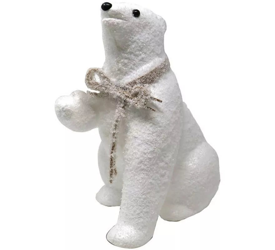 Translation missing: it.Oso Blanco decorativo de 30 cm