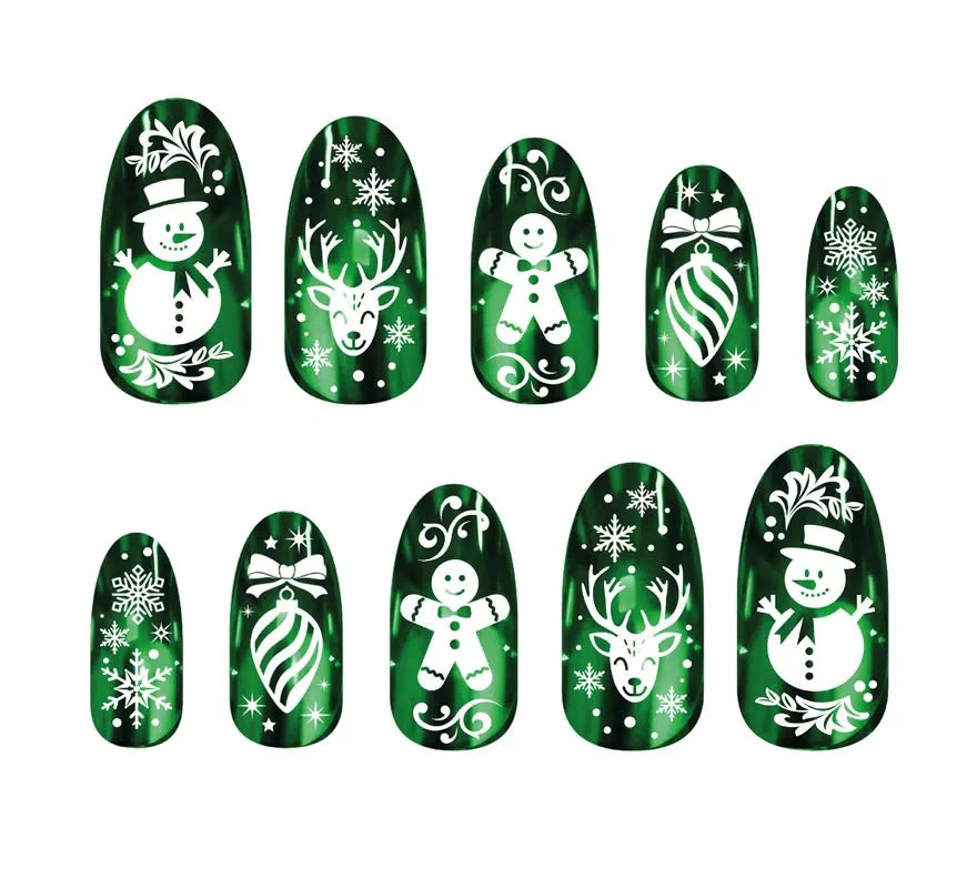 Translation missing: it.Pack de 12 Uñas verdes con glue