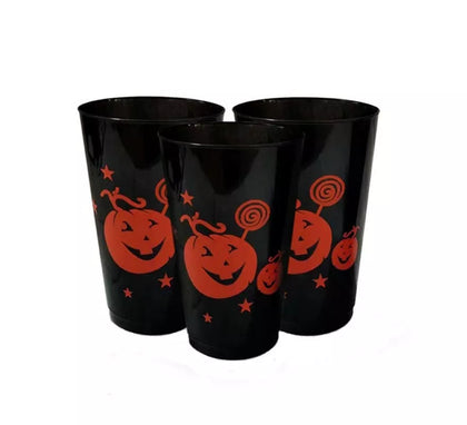 Pack de 3 Vasos Happy Calabazas