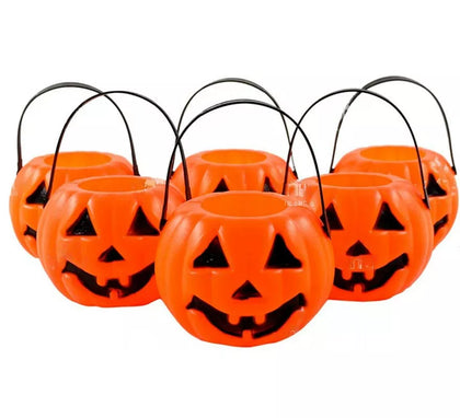Pack de 6 Cestas de Calabazas de 10 cm