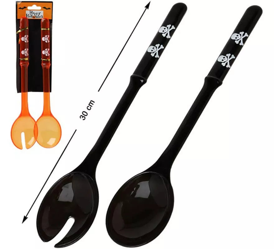 Pack de Cuchara y Tenedor en 2 modelos surtidos 30 cm