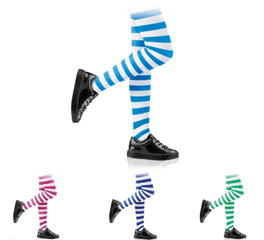 Translation missing: it.Panty a Rayas blanco infantil en varios colores