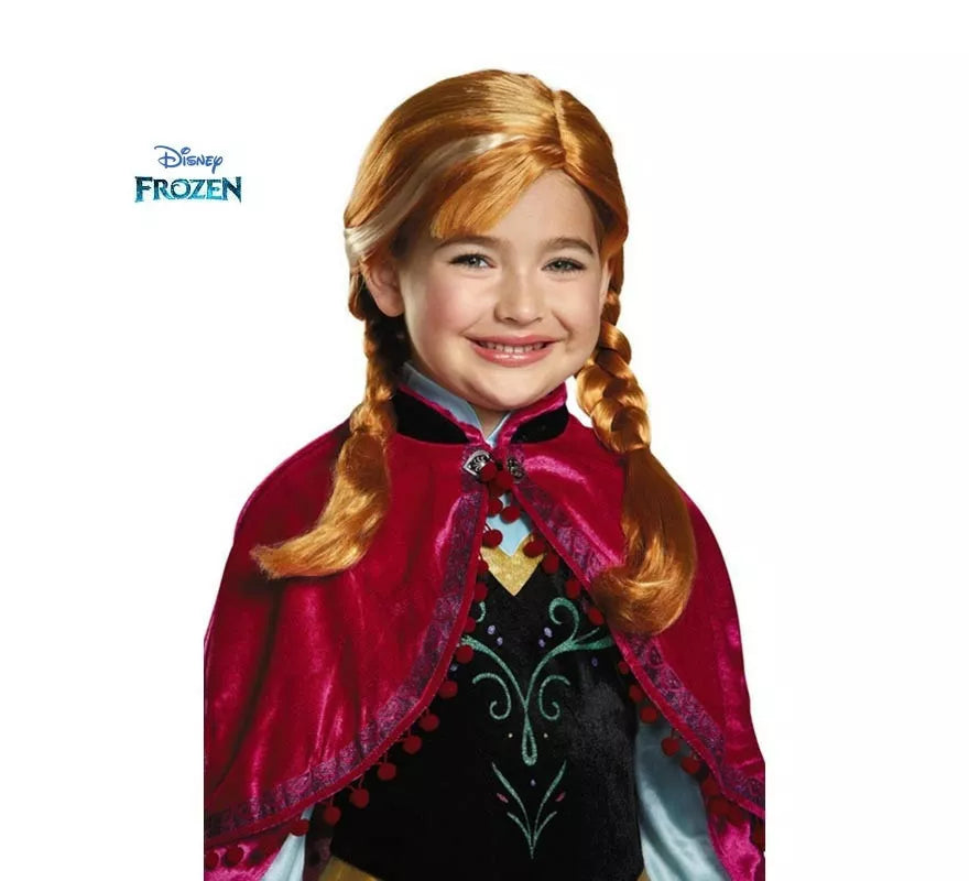 Translation missing: it.Peluca de Anna Frozen Disney infantil