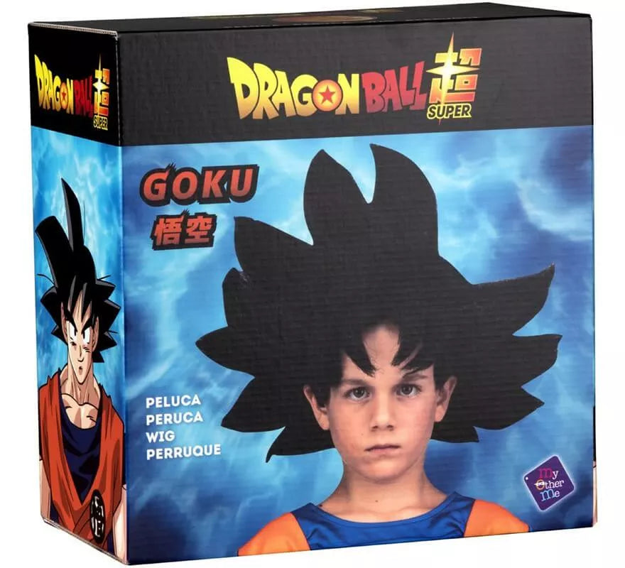 Translation missing: it.Peluca de Son Goku de Dragón Ball en caja para niño