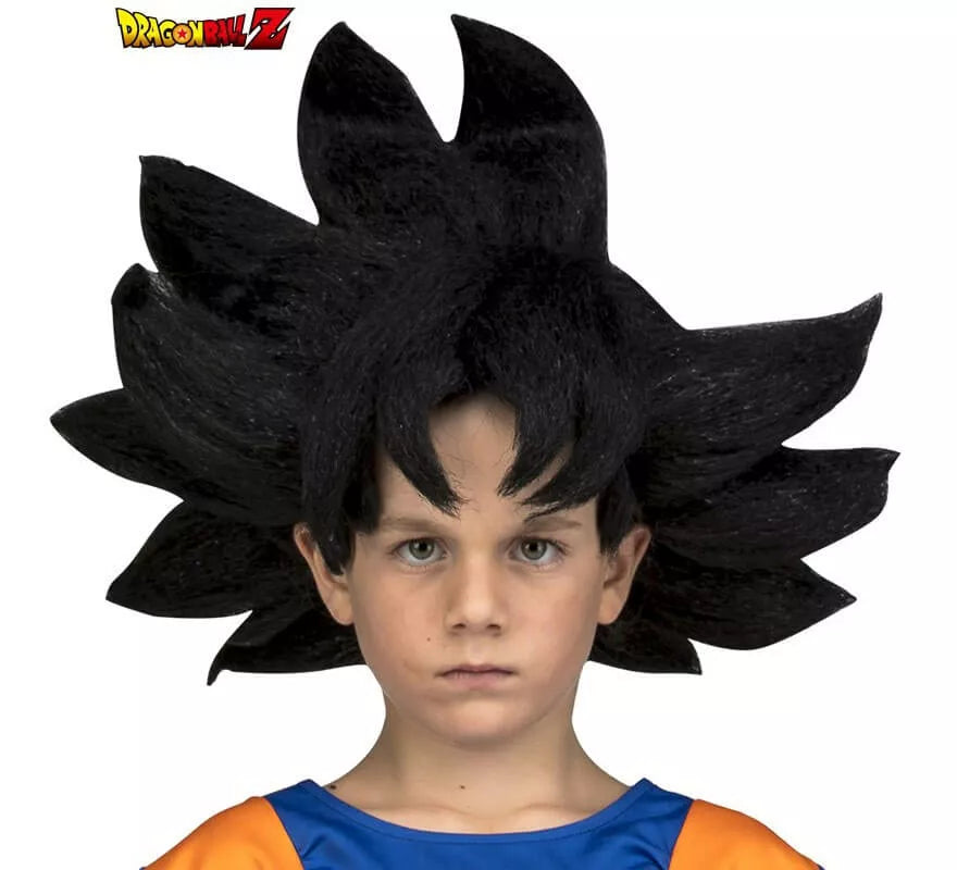 Translation missing: it.Peluca de Son Goku de Dragón Ball en caja para niño