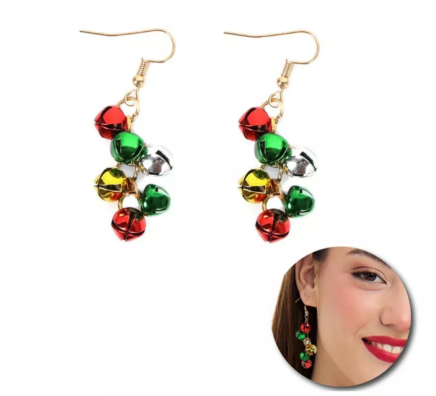 Translation missing: it.Pendientes Ramo de Cascabeles Navidad de 1,5x4 cm