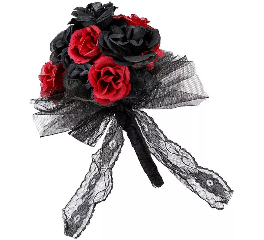 Translation missing: it.Ramo de Rosas rojas y negras