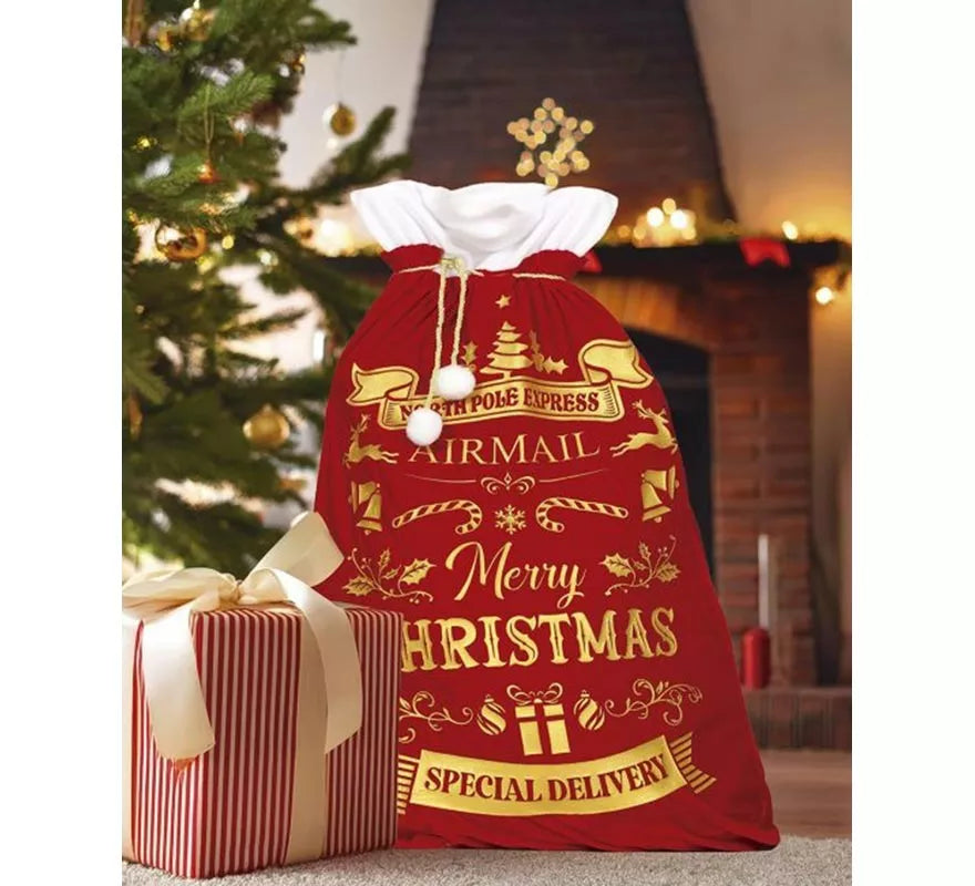 Translation missing: it.Saco de Merry Christmas de 60x95 cm