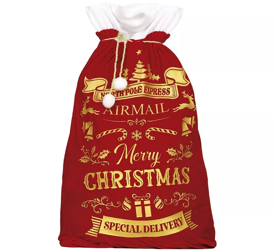 Translation missing: it.Saco de Merry Christmas de 60x95 cm