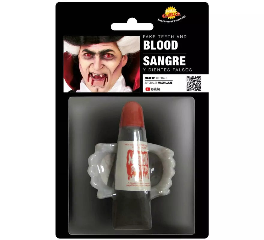 Translation missing: it.Set de sangre y dientes de Vampiro para Halloween