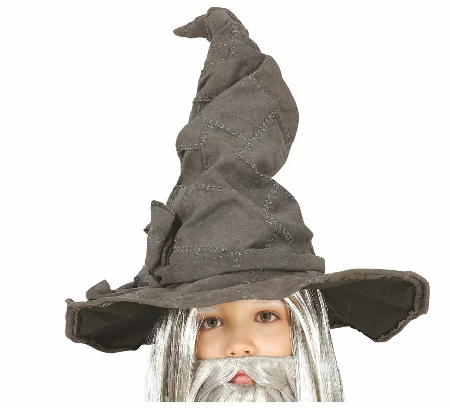 Translation missing: it.Sombrero Alto de Brujo Gris Infantil