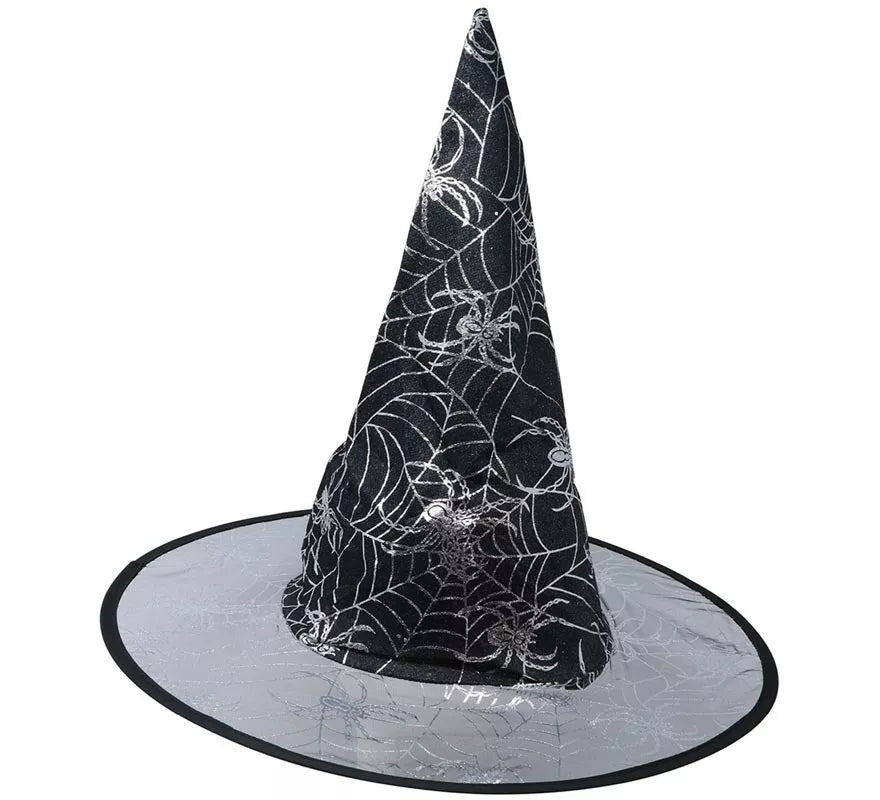 Translation missing: it.Sombrero de Bruja negro con dibujos estampados