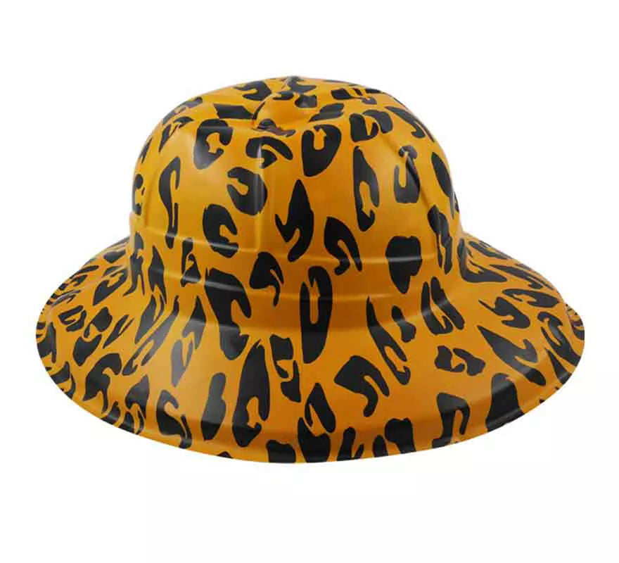 Translation missing: it.Sombrero de Estampado de Leopardo de PVC