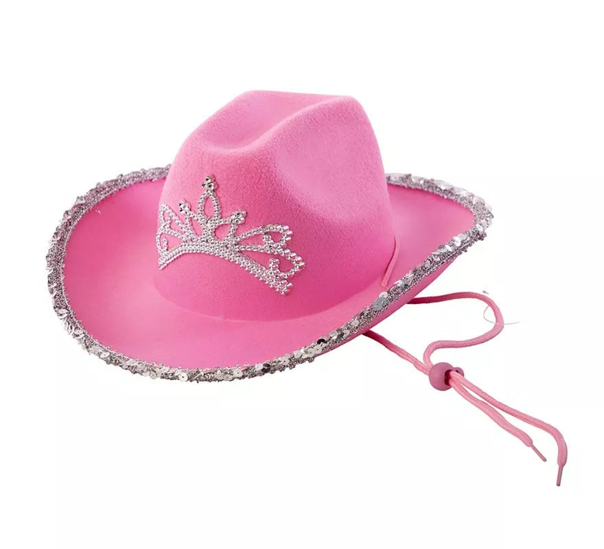 Translation missing: it.Sombrero de Vaquera brillante infantil de 35x28x11,5 cm