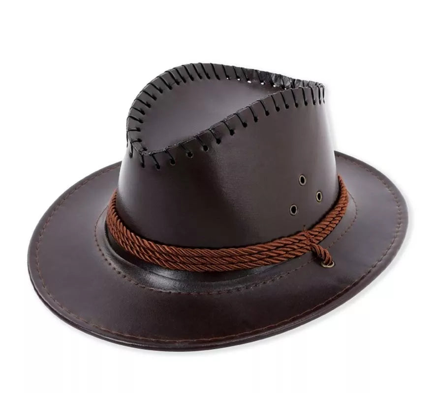 Translation missing: it.Sombrero de Vaquero con Cuerda en varios colores de cuero infantil