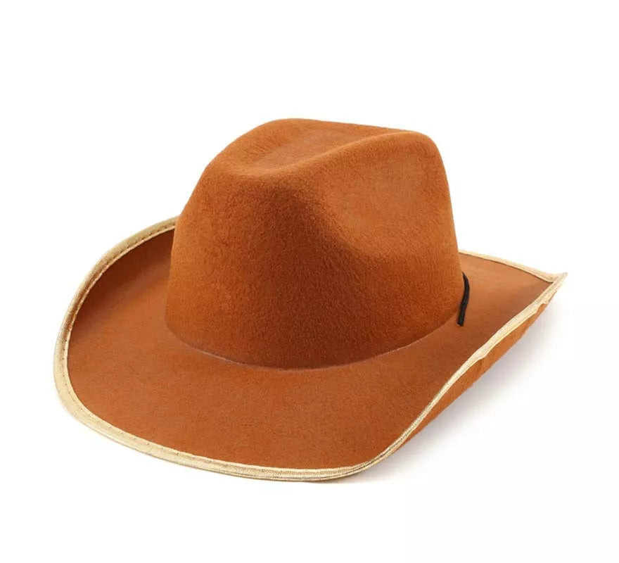 Translation missing: it.Sombrero de Vaquero marrón adulto