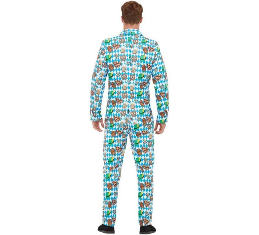 Translation missing: it.Traje Divertido de Oktoberfest Azul para hombre