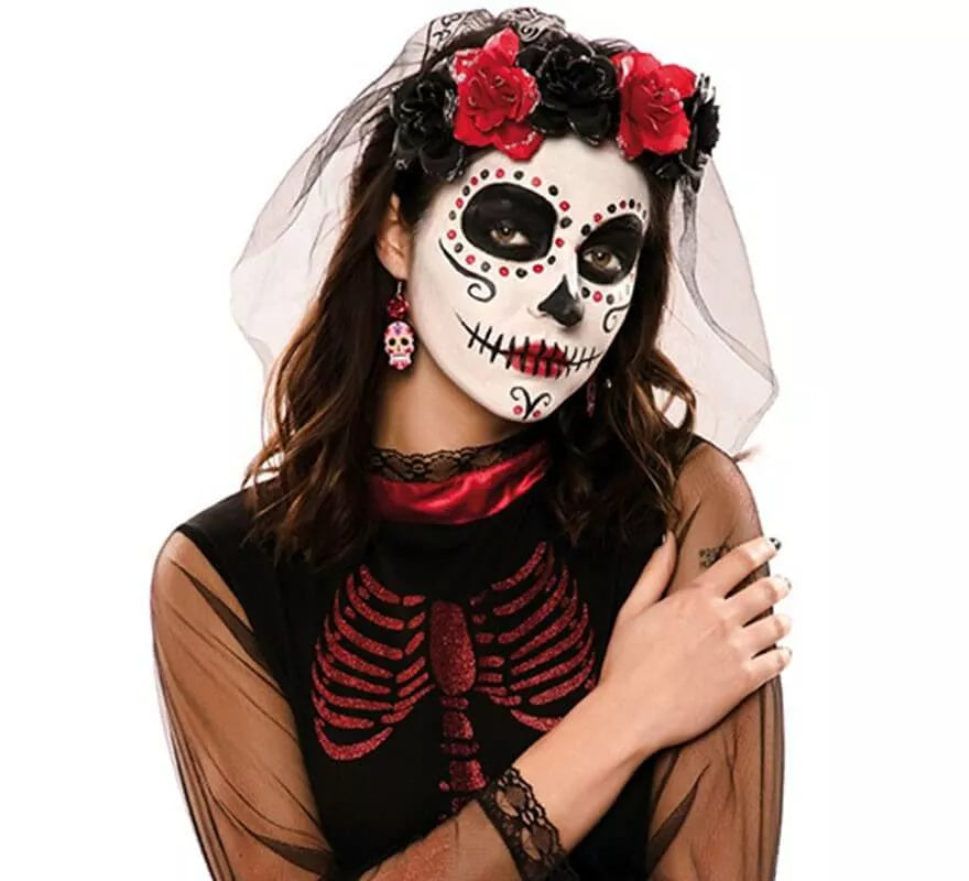 Translation missing: it.Velo con Calavera del Día de los Muertos
