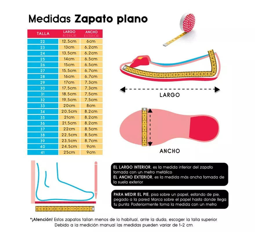 Translation missing: it.Zapatos Bailarinas Rojo Purpurina en números del 22 al 41
